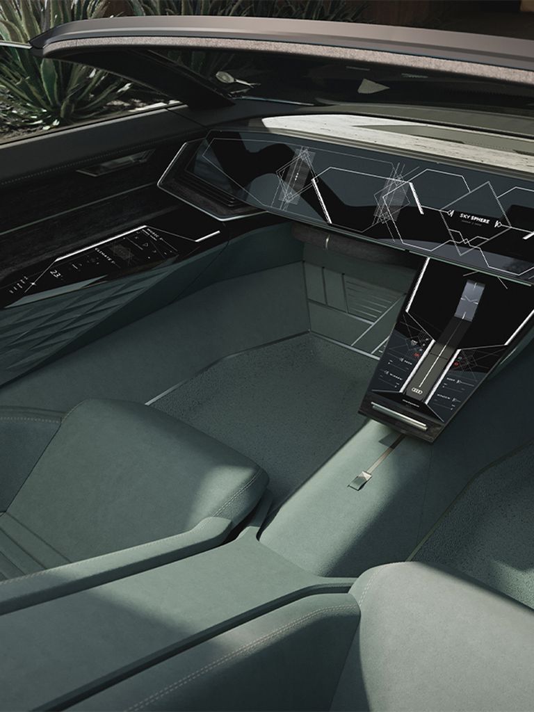 Interior of the Audi skysphere