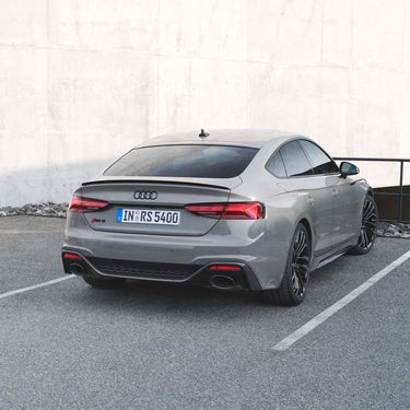 Rear view of the Audi RS5 Sportback